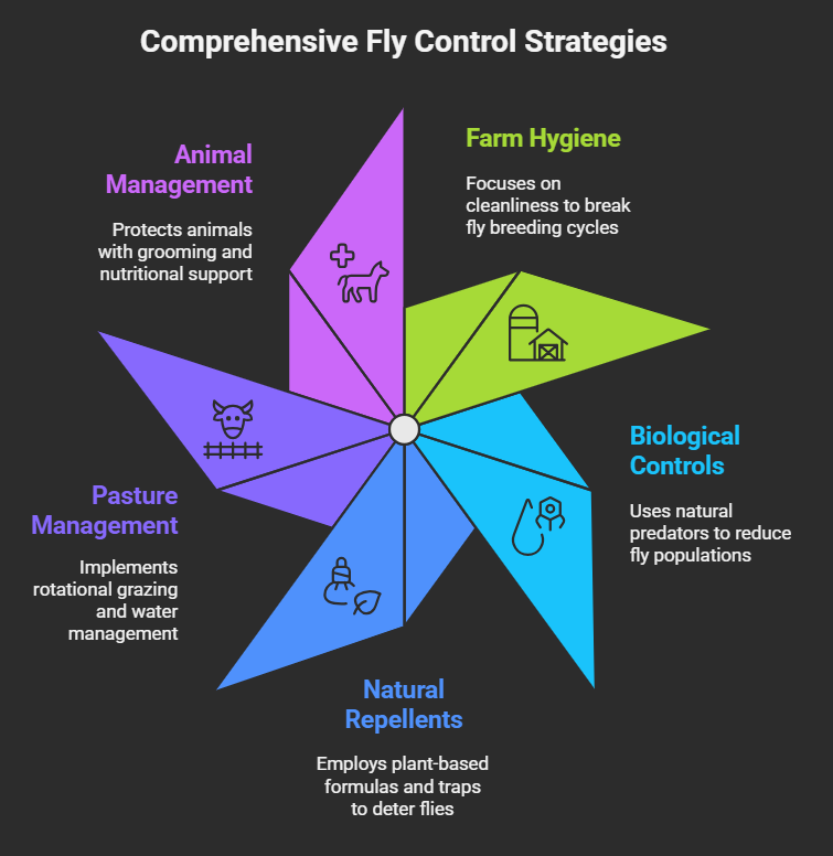 Comprehensive Fly Control Strategy at Livestock Farms!