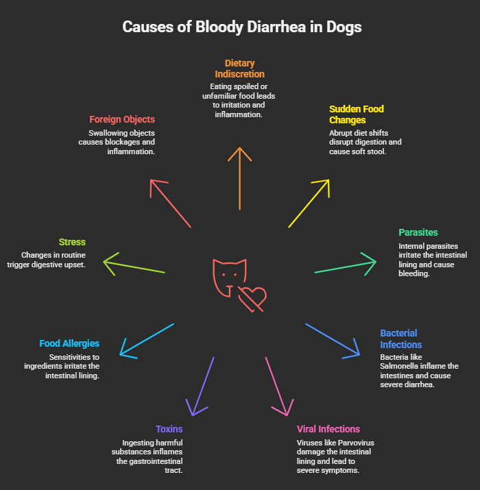 Common Causes of Bloody Diarrhea in Dogs