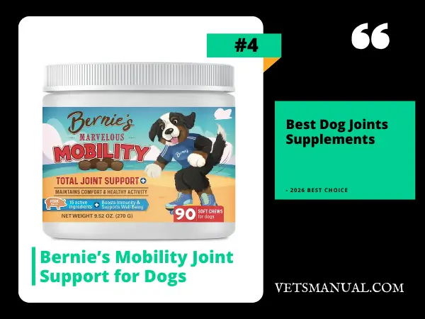 Bernie’s Marvelous Mobility Joint Support for Dogs