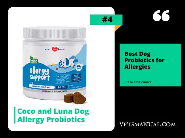 Coco and Luna Dog Allergy Relief Probiotics