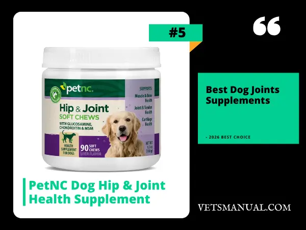 PetNC Hip & Joint Health Supplement for Dogs