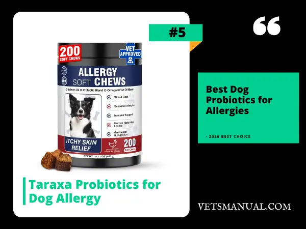 Taraxa Probiotics for Dog Allergy
